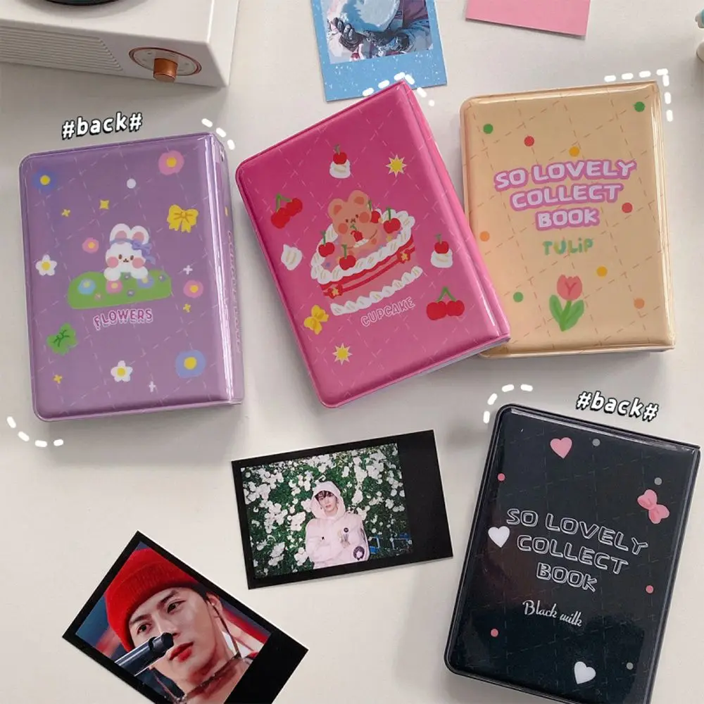 

DIY Deco Lace Heart Cutout 40 Pocket Photo Card Sleeve Photocard Holder Collect Book Photocard Album Photo Album Card Binder