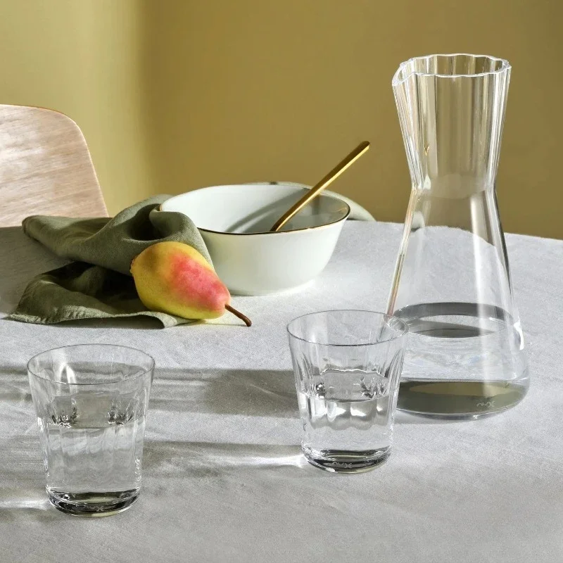 Kettle crystal glass creative household water set, three-color optional kettle