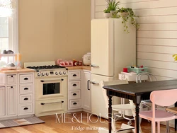 Electrodomésticos de cocina modelo 1/6 para casa de muñecas, refrigerador (las carcasas deben usarse con revestimiento para refrigerador, la carcasa se puede reemplazar)