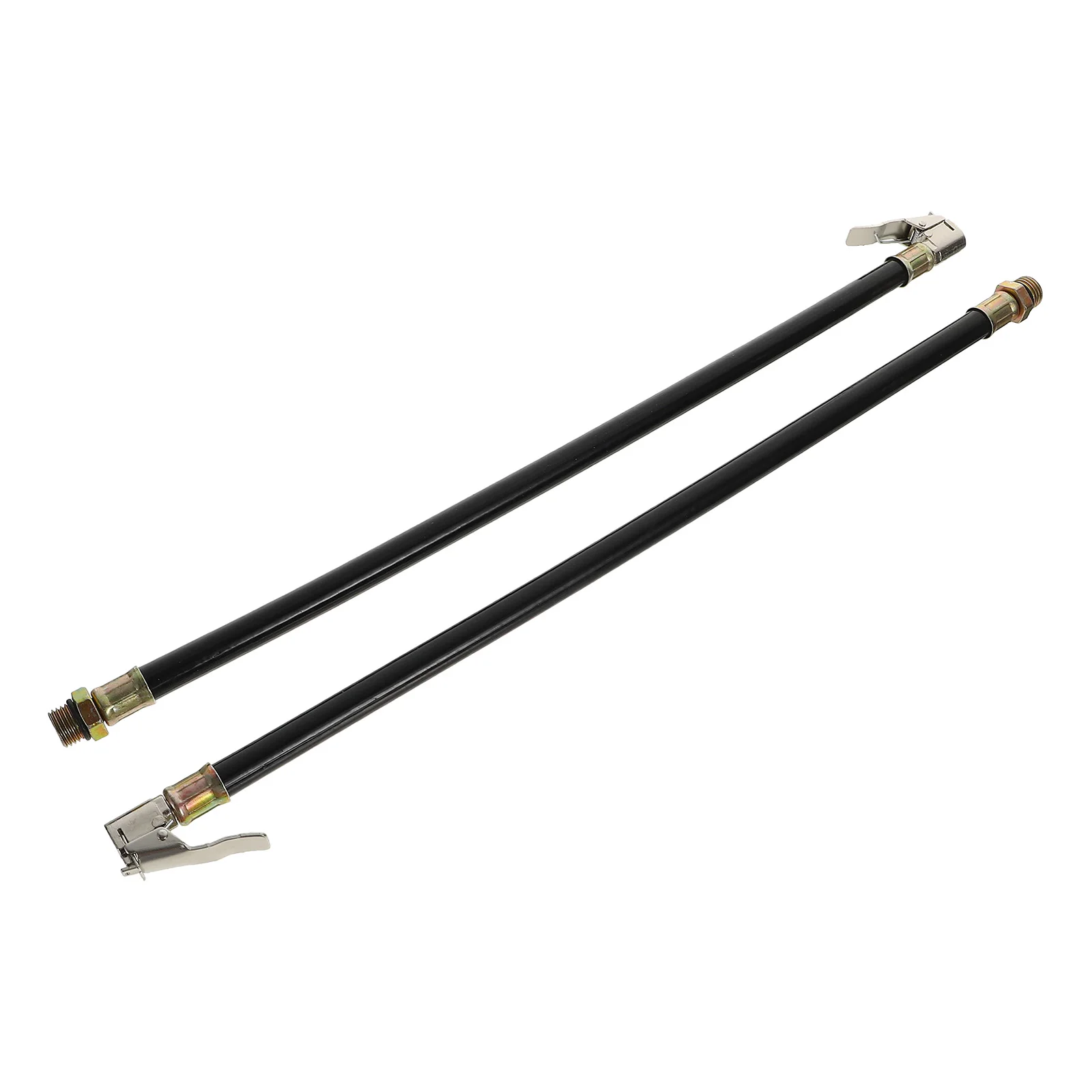 

2pcs Alloy Inflation Hose Durable Tire Pump Extension Tube Air Inflator Air Pump Hose Replacement Hoses Portable