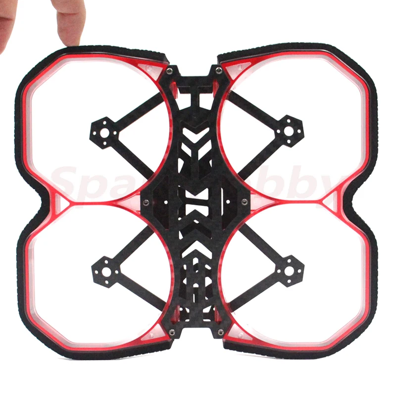 LANNRC KITE-30 133mm Wheelbase 3inch Carbon Fiber CineWhoop Frame Propeller Protective Cover For RC FPV Racing Drone Kit