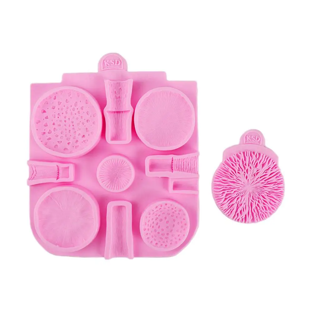 Soft 3D Bake Supplies Silicone Easy Demold Mold Gifts Candle Mold Home Decor Mushroom Mould Crafts Making