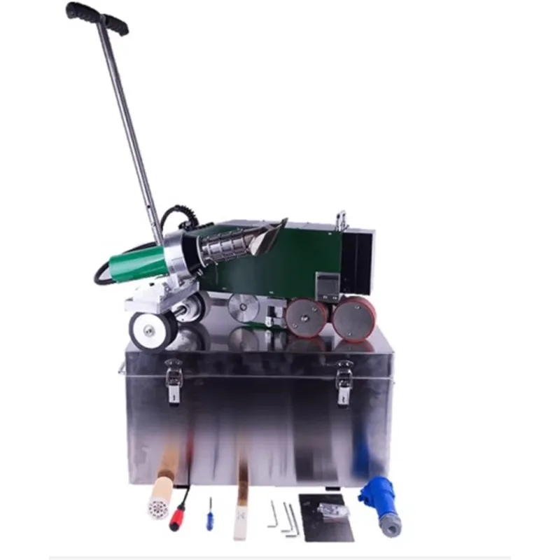 New ReleasePortable PVC Tarpaulin Welding Machine 220V/120V 3400W Adjustable Heating Temperature
