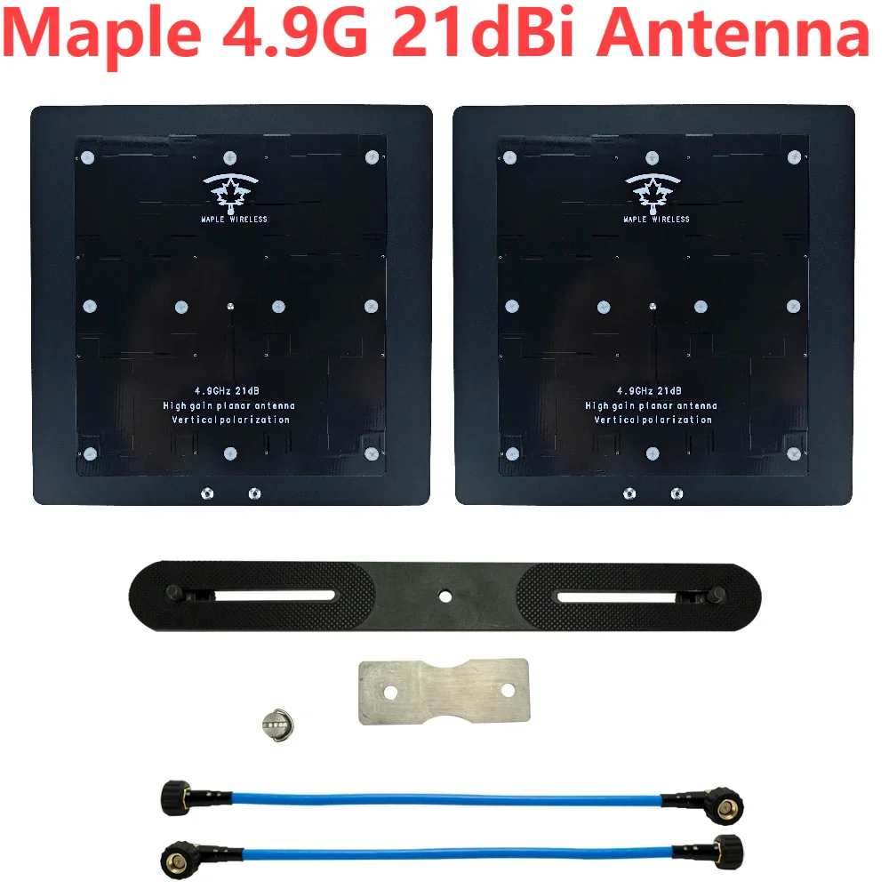 Maple 4.9G 21dBi High Gain Antenna Directional Patch Antenna with SMA Connector for SIYI HM30 RC Model