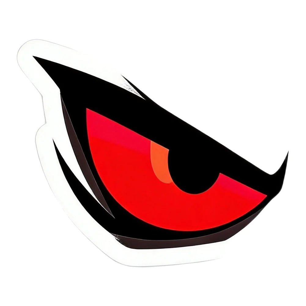 Vehicle Decoration Blue Evil Eye Car Sticker Side Mirror Accessory PVC Construction Peel-and-stick Application