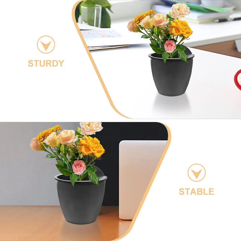 

Automatic Watering Planter Self Watering Function Decorative Flower Pot for Home Office Balcony Succulents House Plants Storage