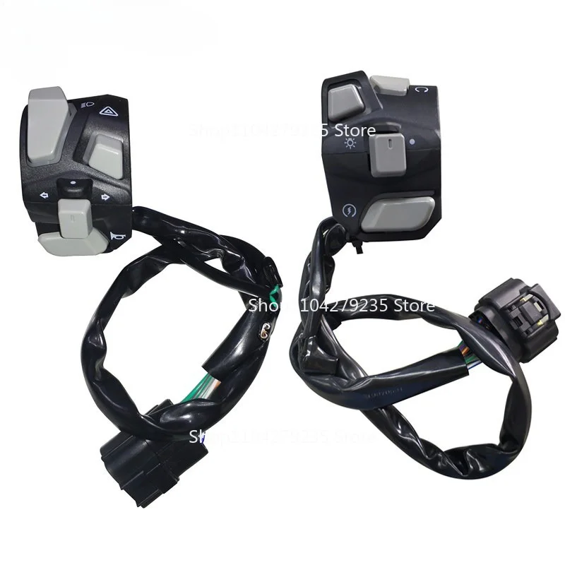 Motorcycle Left Right Control Switch Horn Turn Start Button For ZT310V-X/R/T/1/2