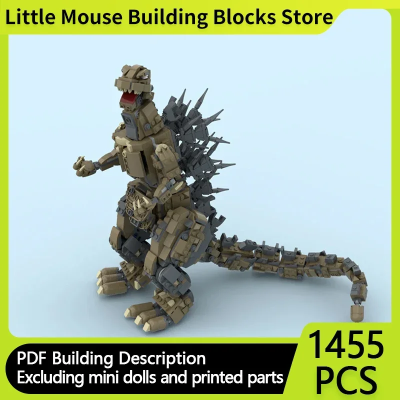 Popular Movie Model MOC Building Bricks Evil Dinosaur Monster Modular Technology Gifts Holiday Assemble Children Toys Suit