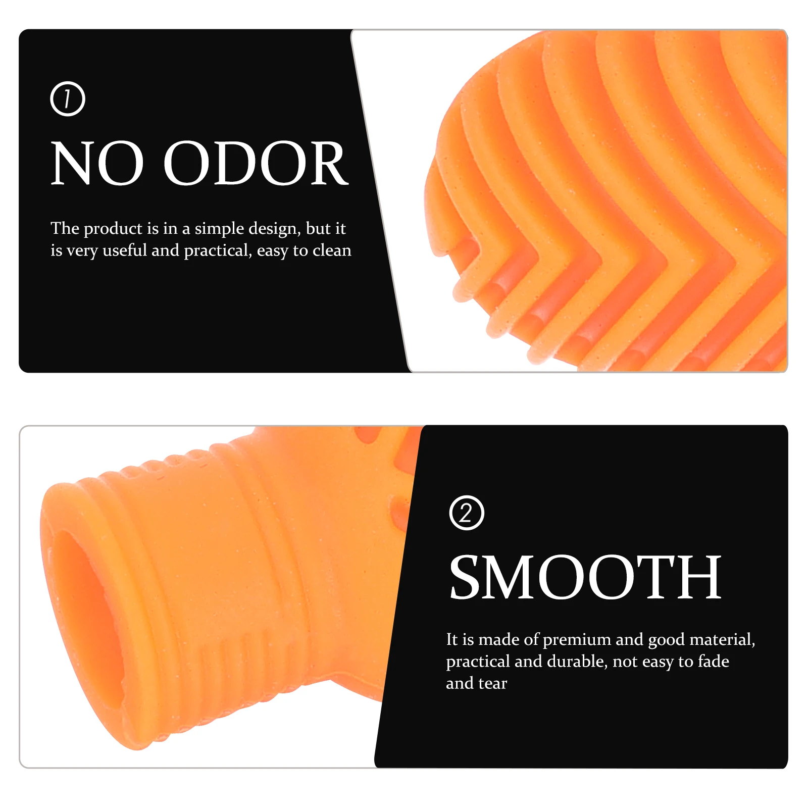 

2Pcs Silicone Drumstick Protectors Heavy Duty Soft Flexible Covers for Drum Practice Tips Noise Reduction Drum Accessories