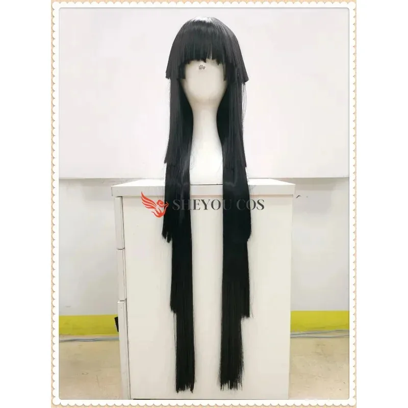 

Новый 39 ''100 см длинный черный стильный парик Alluka Zoldyck косплей Alluka Zoldyck парик волосы Aruka Zorudikku WIG2025