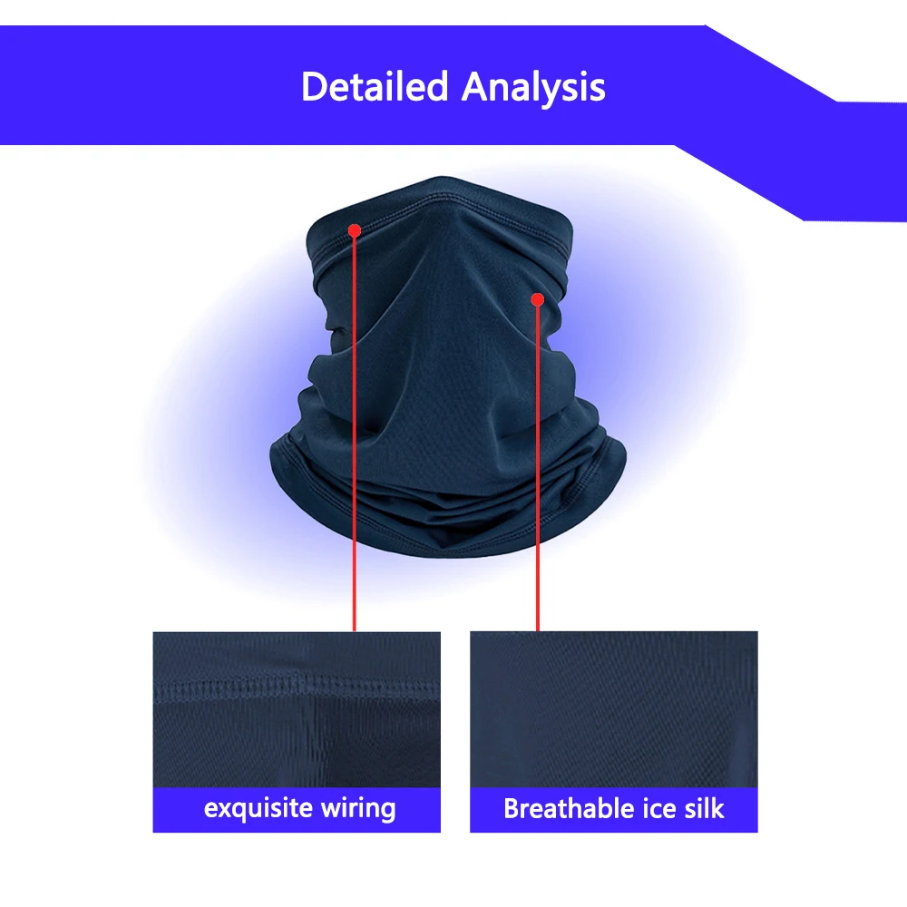 For Harley Davidson Sports Bandana Breathable UV SunProtection Camping Hiking Cycling Scarves Headwear Men Women Neck Warmer New image 5