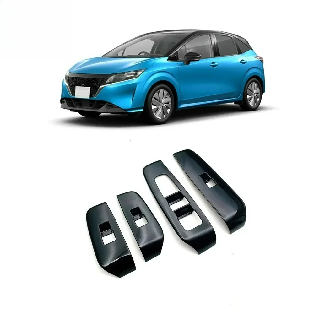 RHD For Nissan Note E13 2020 2021 2022 ABS Back Window Lift Button Switch Cover Glass Control Panle Trim Interior Accessoires