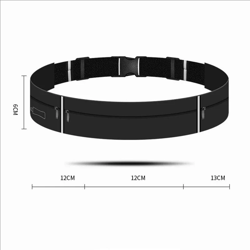 Lightweight and Portable Running Belt Waist Bag Unisex Sports Waist Bag Mobile Phone Storage Bag Outdoor Sports Fitness Bag
