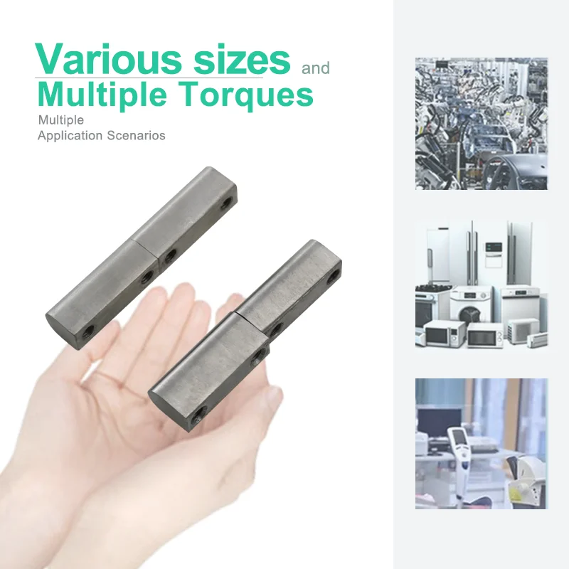 2pcs Detachable And Insertable 180 Degree High And Low Step Rotating 304 Stainless Steel Hinge Mechanical Equipment