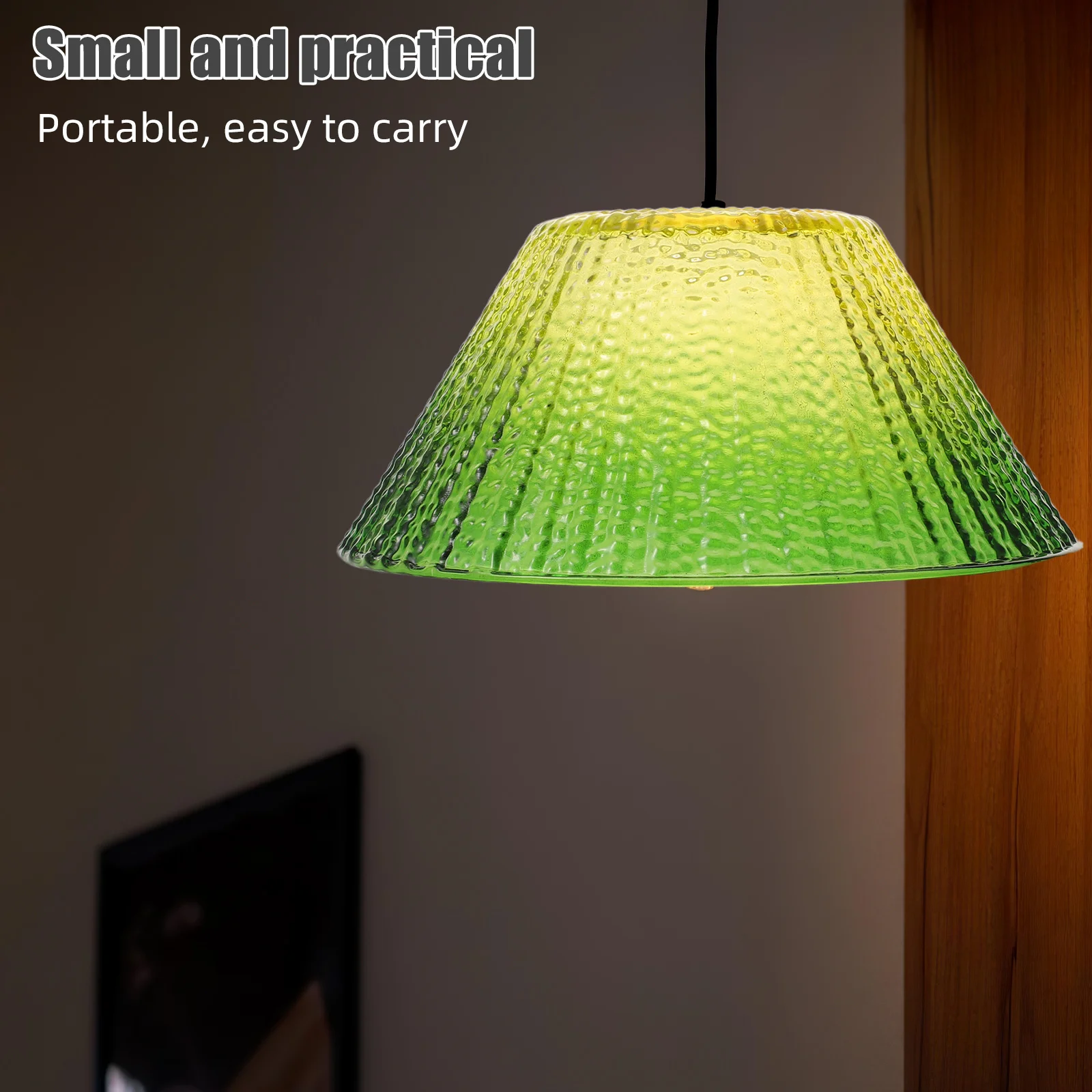 

Artistic Gradient Glass Lamp Shade E27 35mm Opening Pendant Light Cover Soft Illumination Decorative Table Floor Torchiere