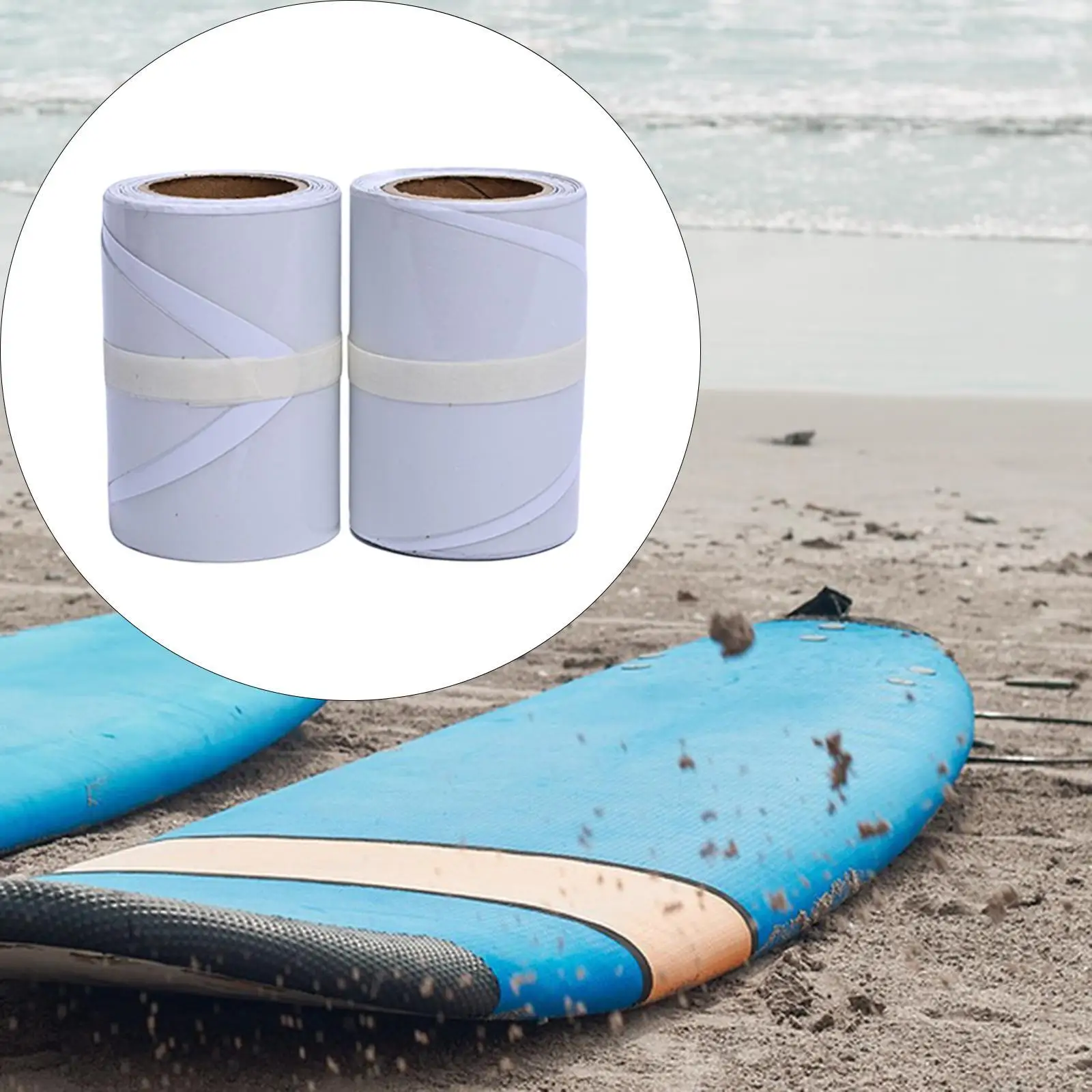 

Surfboard Rail Tape Paddle Board Rail Protection Stand up Board Saver Tape for Kiteboards