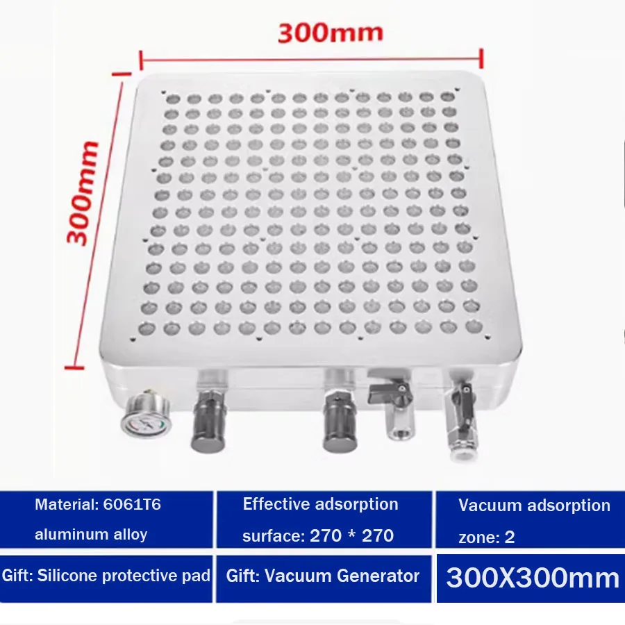

Porous unsealed vacuum suction cup industrial CNC strong aluminum alloy adsorption carving machining center platform