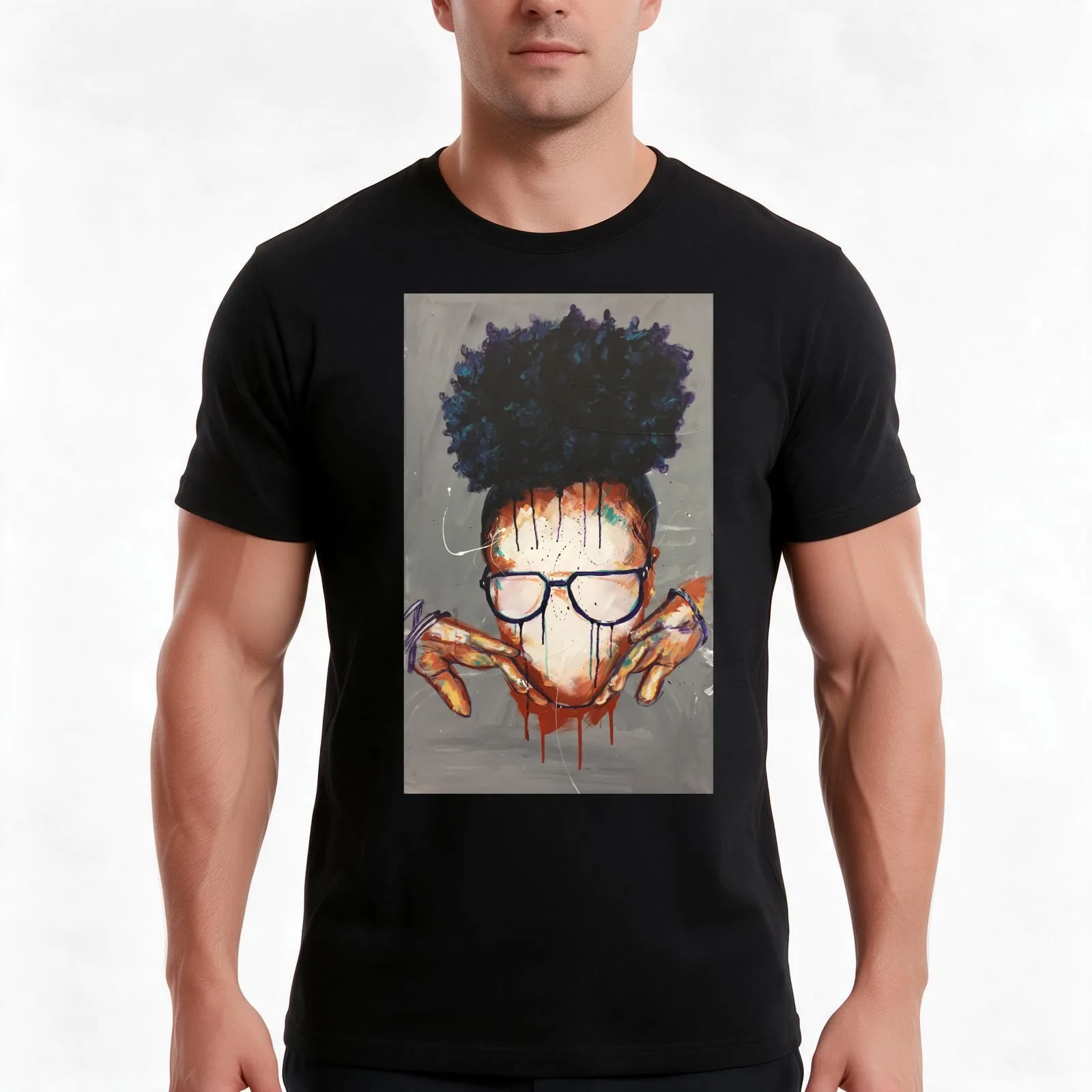 Naturally VIII T-Shirt, Summer Casual Cotton Tee, Oversized Streetwear Tops, Vintage Graphic Print, Loose Fit Short Sleeve