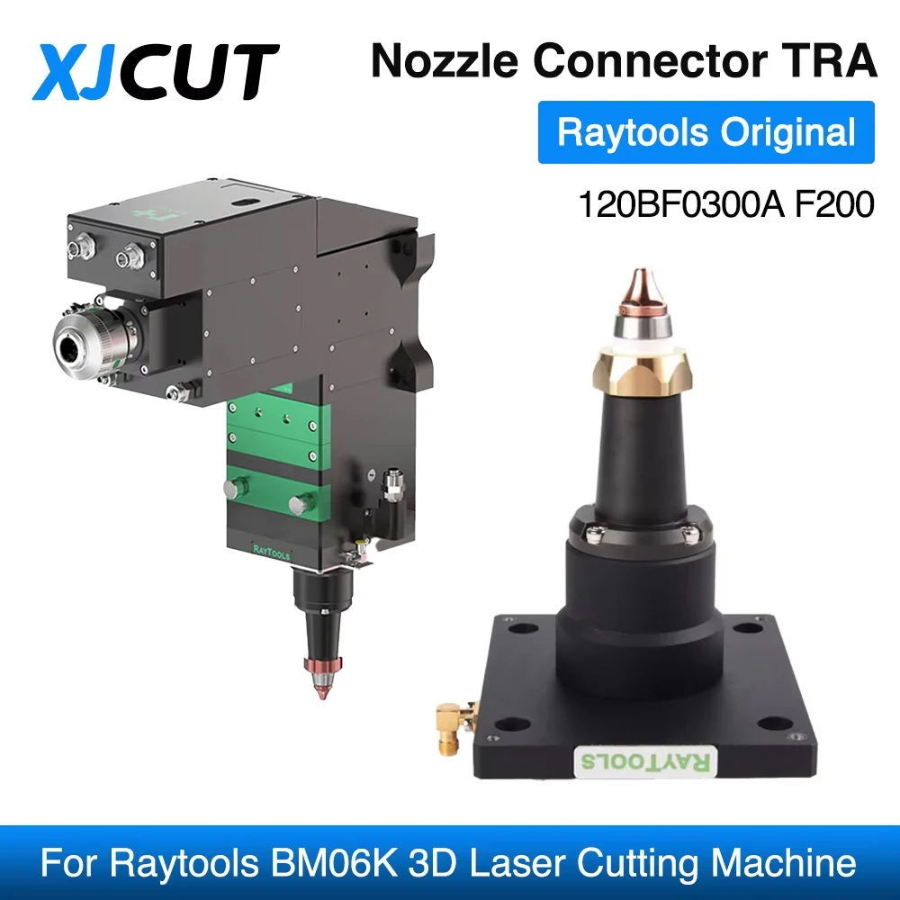 

XJCUT Raytools Original BM06K F200 Nozzle Connector TRA 120BF0300A For Raytools BM06K 3D/BM06K 3D-90° Fiber Laser Cutting Head