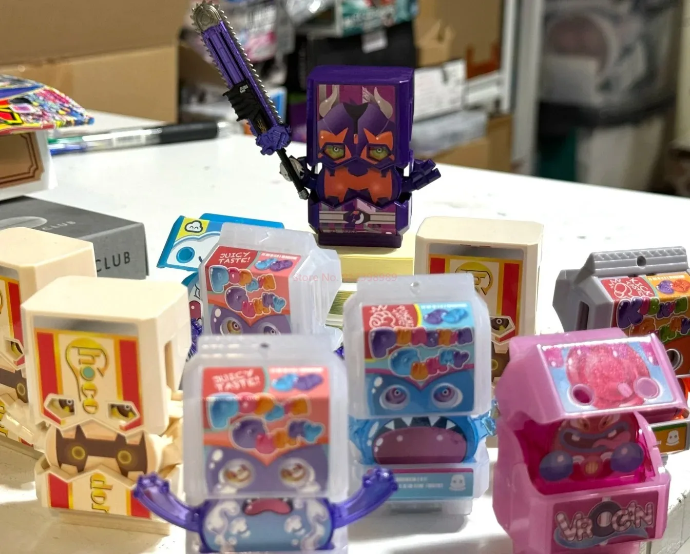 Bandai Genuine DX Kamen Rider Gavv Anime POPPINGUMMY Action Toys for Boys Girls Kids Christmas Gift Collectible Model Ornaments