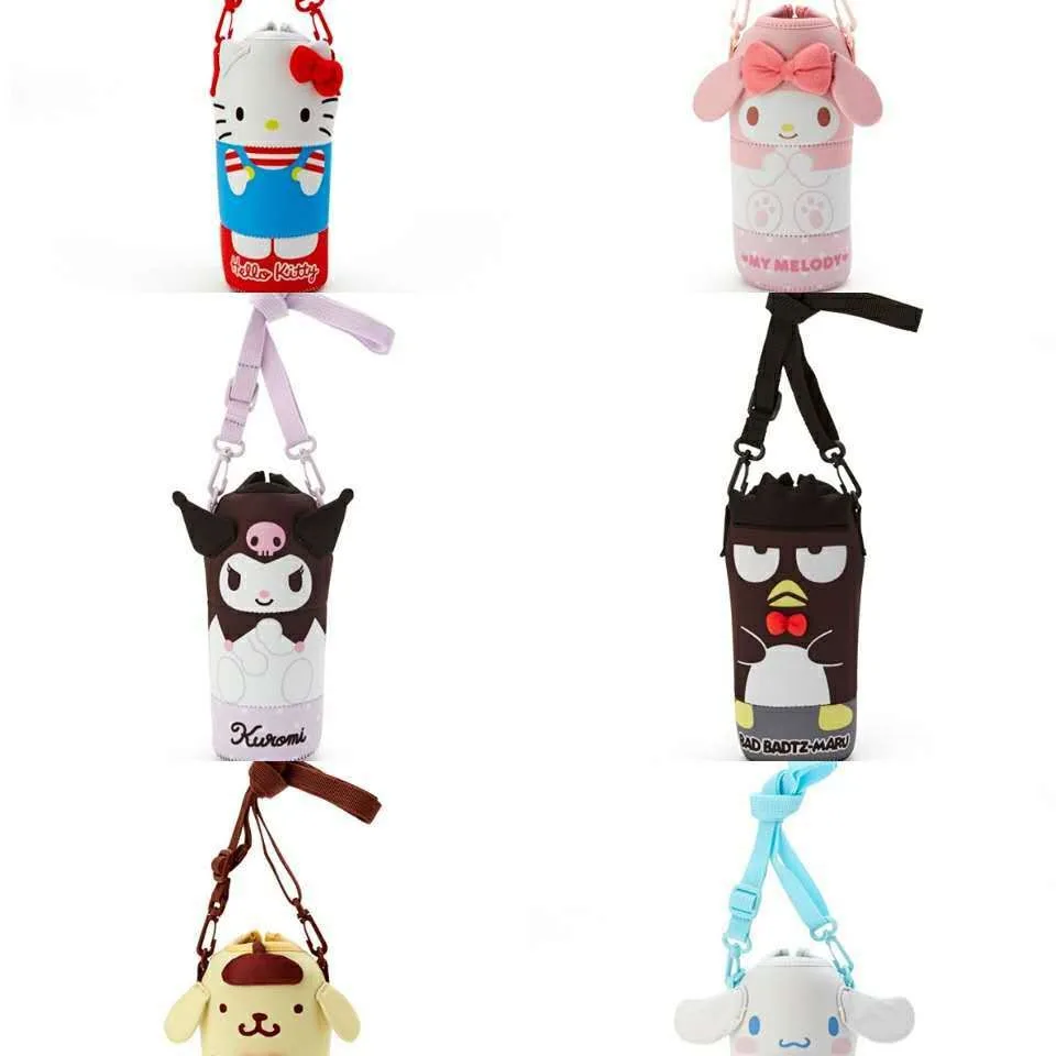 

Lovely My Melody Cup Sleeve Kawaii Sanrio Anime Hello Kitty Kuromi Cinnamoroll Protective Thermos Cup Glass Girl Heart Kid Gift