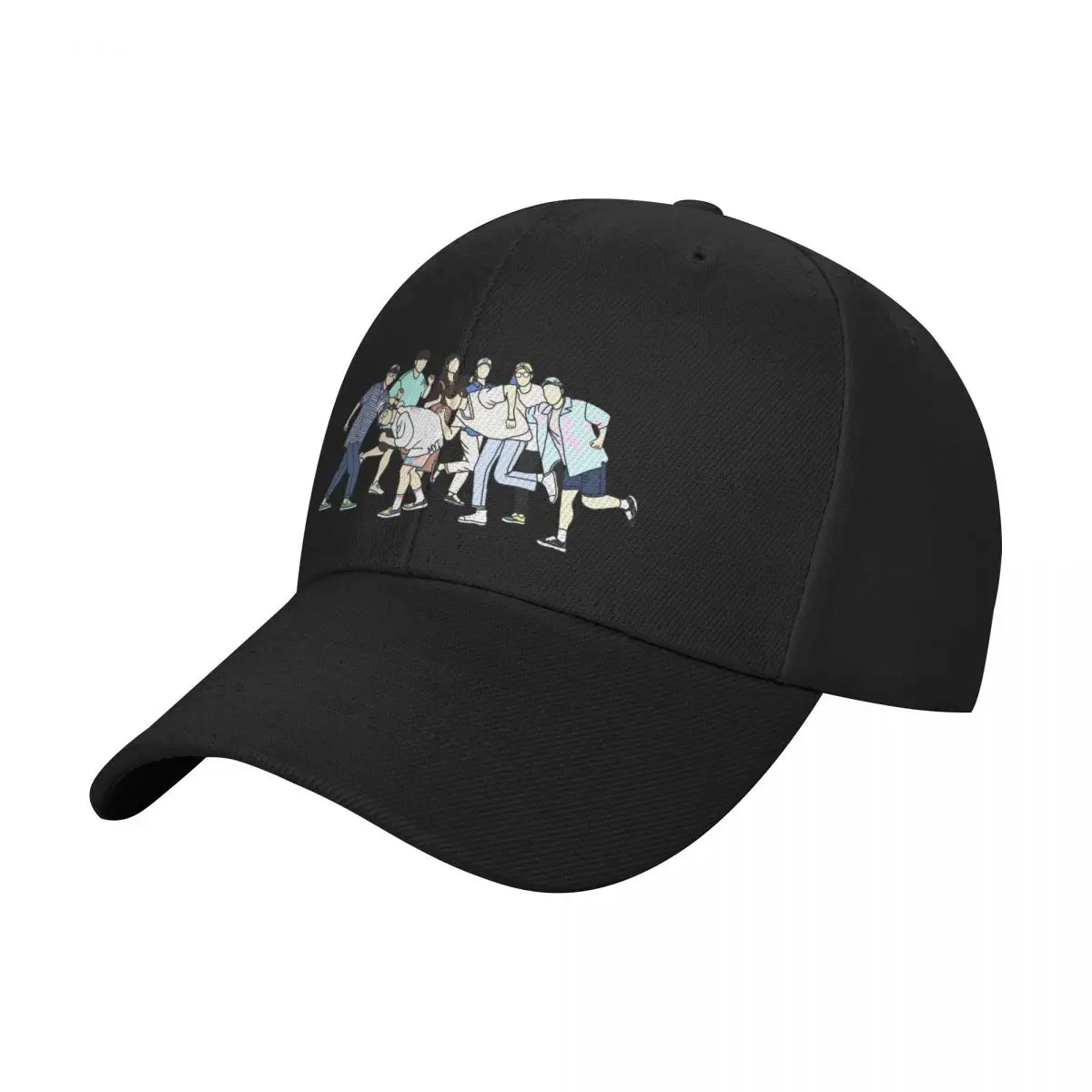 Running Man (Korean Variety Show) Baseball Cap Beach Kids Hat Big Size Hat For Women Men's