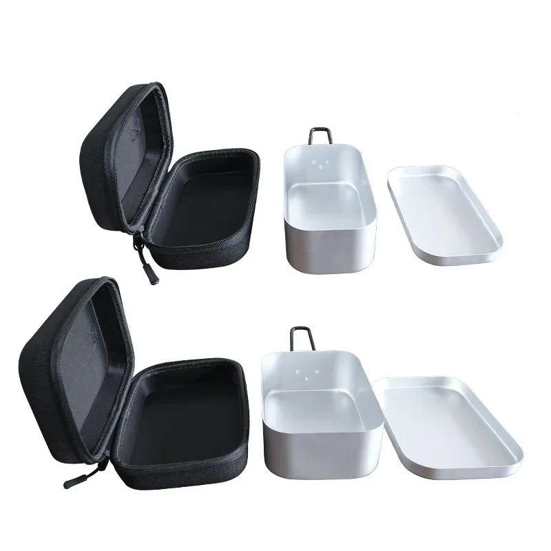 Campingmoon S-203-B Square Eva Anti Impact Insulation Outdoor Picnic Lunch Box Storage Bag Bento Bag Camping Portable Carry Bag