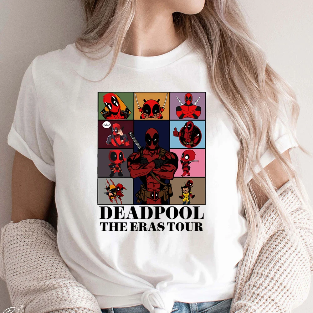 Dead Tee Pool Super Cute Shirt Wolverine Fans Lovely Funny Women's Tee WDW Epcot Theme Park Shirt Y2K Vintage Top Summer Clothes