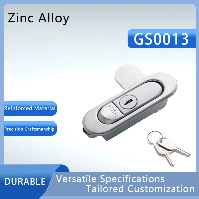 Zinc Alloy Flat Lock Electric Cabinet Door Lock Distribution Box Door Lock Switch Cabinet Lock