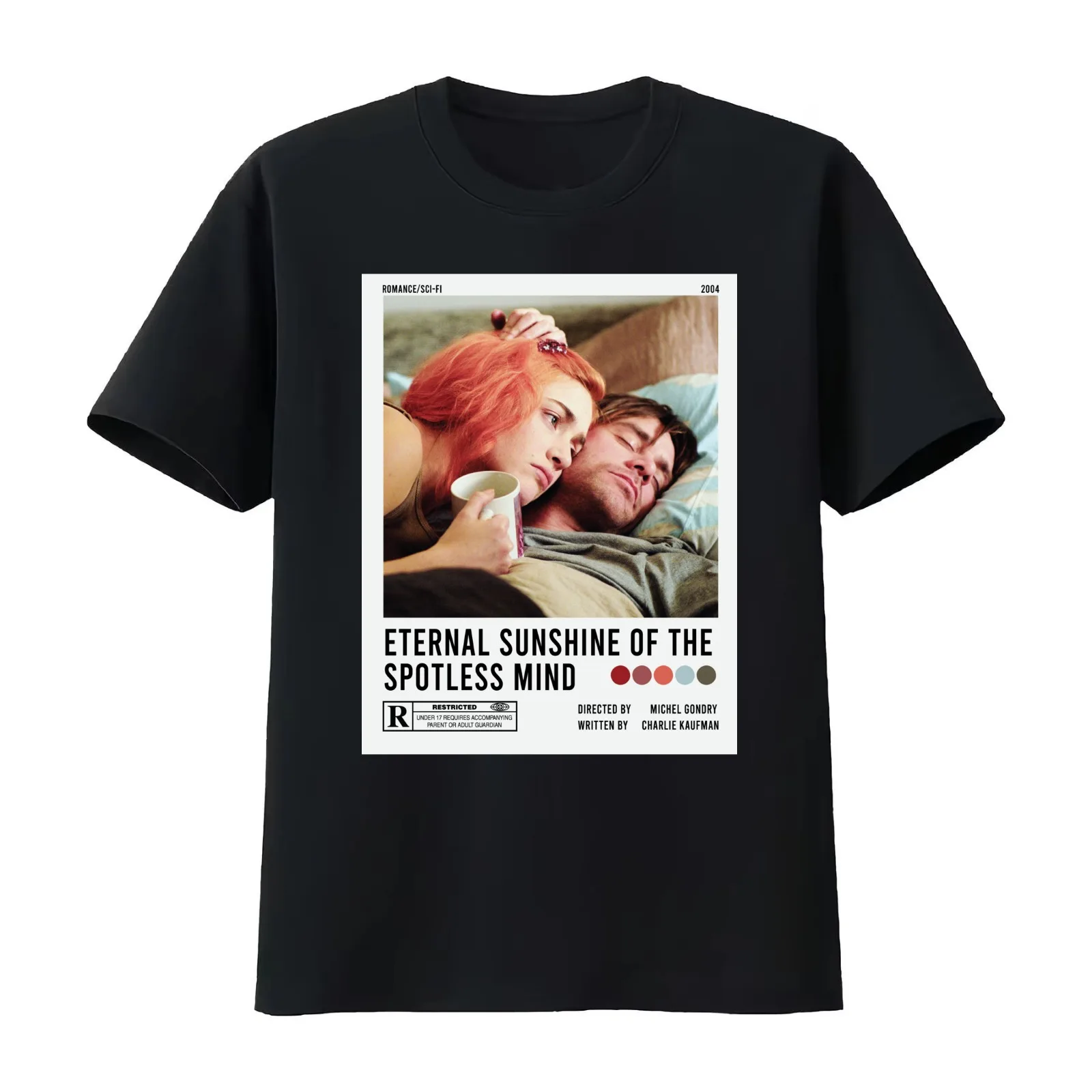 Eternal Sunshine of the Spotless Mind Minimalist Poster T-Shirt Summer Casual Cotton Tee Oversized Streetwear Tops