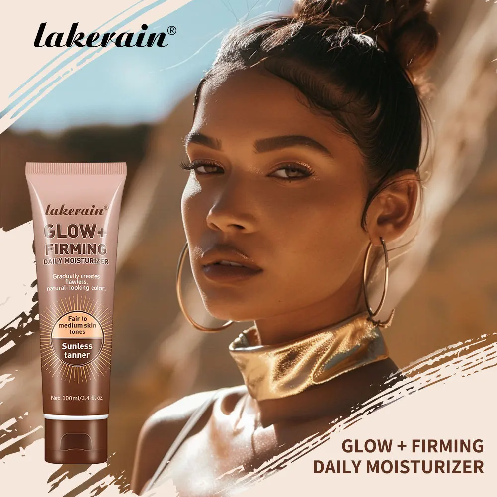 Gradual Tanning Lotion – Daily Self Tanner Moisturizer, Natural Sun-Kissed Glow, Buildable Bronze Color, Hydrating Body Cream