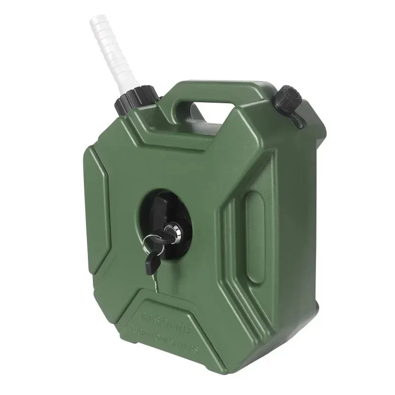 New Sell Good 5L for Motorcycle Spare Fuel Tank with Lock Diesel Storage Tank Motorcycle Accessories Thickening of Oil Drums