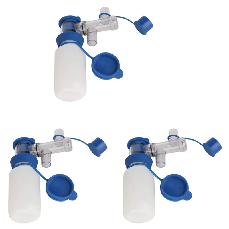 

ABRE-3X Milk Sampling Bottle,200Ml Sampling Bottle Sampler Cow Milk Liquid Sampling Bottle Milk Container Corrosion-Resistant