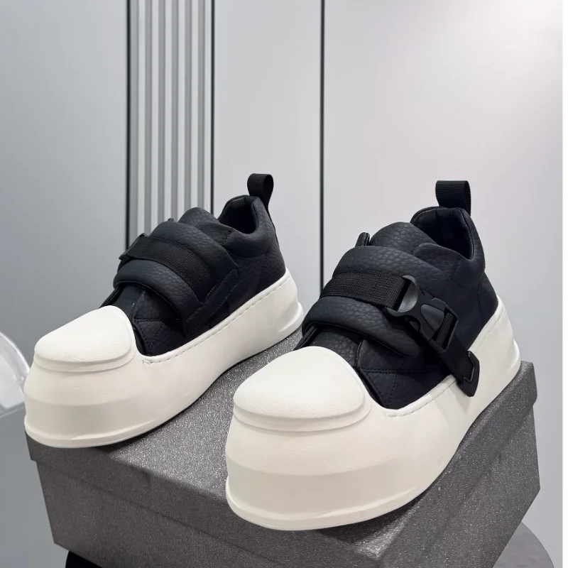 

Новые весенние суперпопулярные кроссовки с массивным носком, модный бренд повседневной обуви на толстой подошве с эффектом увеличения роста, Zapatos Hombr