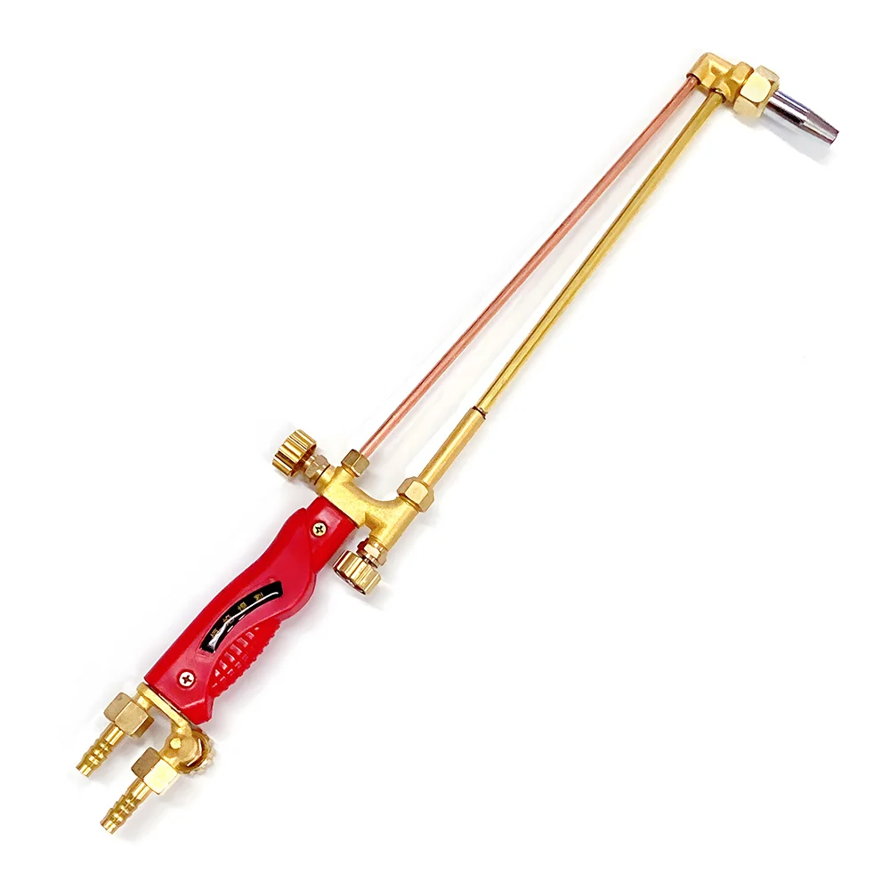 G01-100 Pure Copper Propane Cutting Torch Lengthened And Thickened Gas Injector Torch Cutting Gun With Stainless Steel Nozzle