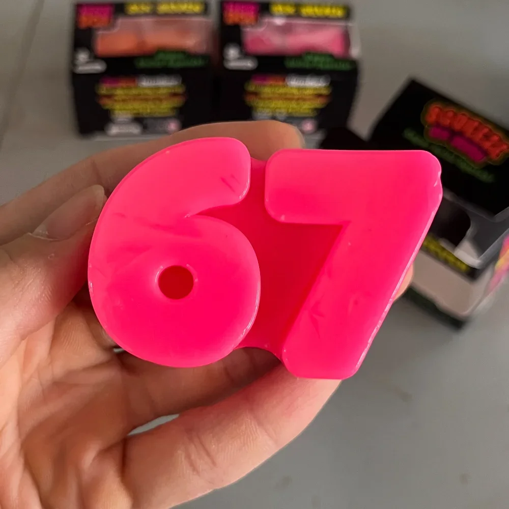 Number Squeeze Toy Soft Stress Relief Squeeze Sensory Toys Office Relaxation Toy Commemorate Gifts Birthday Party Favors