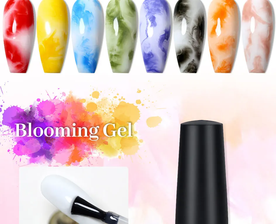 Arte Clavo Großhandel 10ml Blooming Gel UV LED Soak Off Blüte-Effekt Nagelkunst Gel-Lack für Dropshipping – Detail 3
