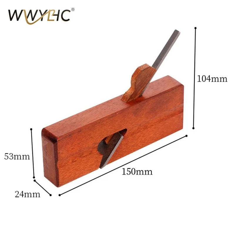 Single Wire Drawing Planer Professional Woodworking Hand Planer 150/200/245mm Slotted Planers Wooden Carbon Steel