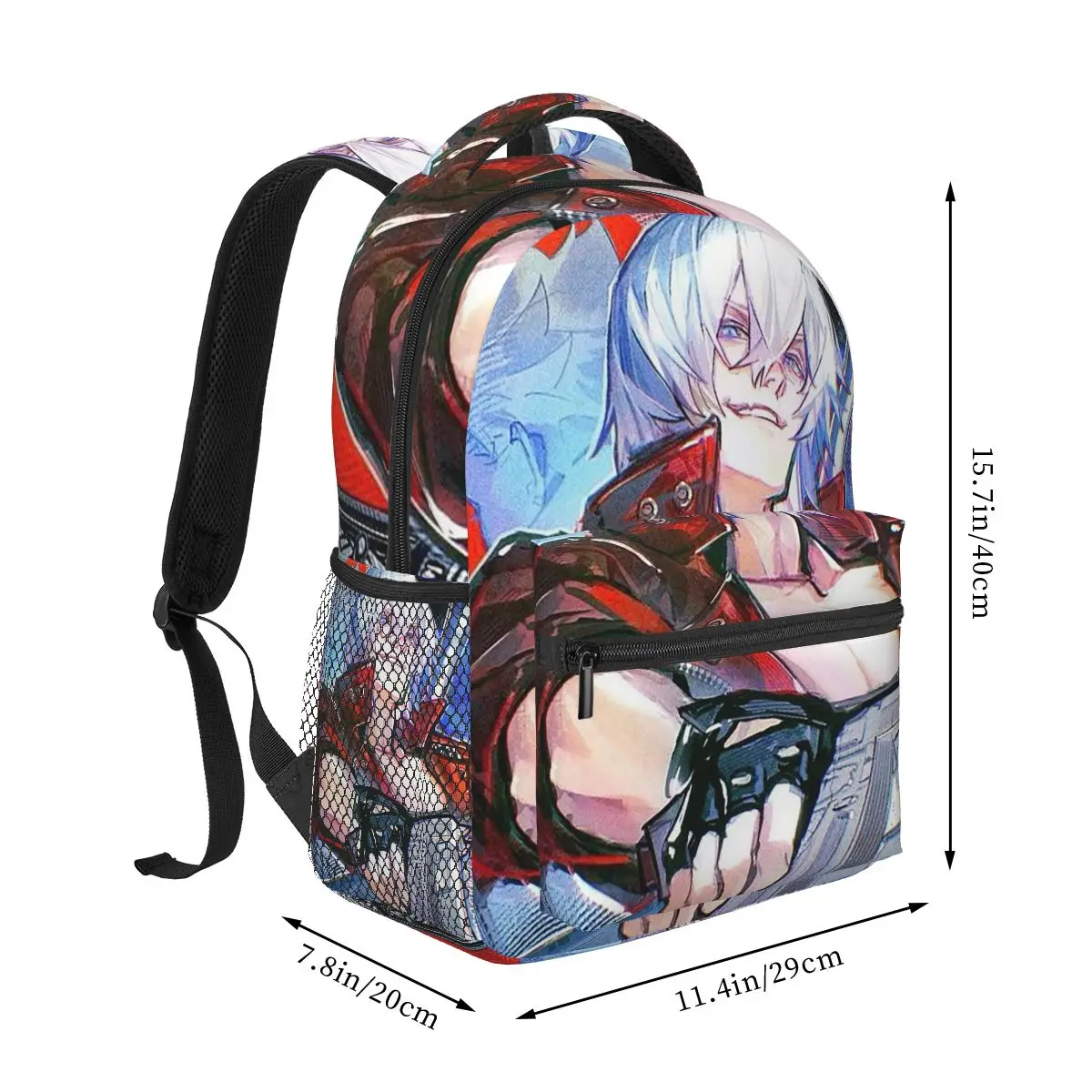 Devil May Cry Game Double Sided Print Backpack Student Boys Girls BookBag Kids School Bag Computer Shoulder Bags for Men Women