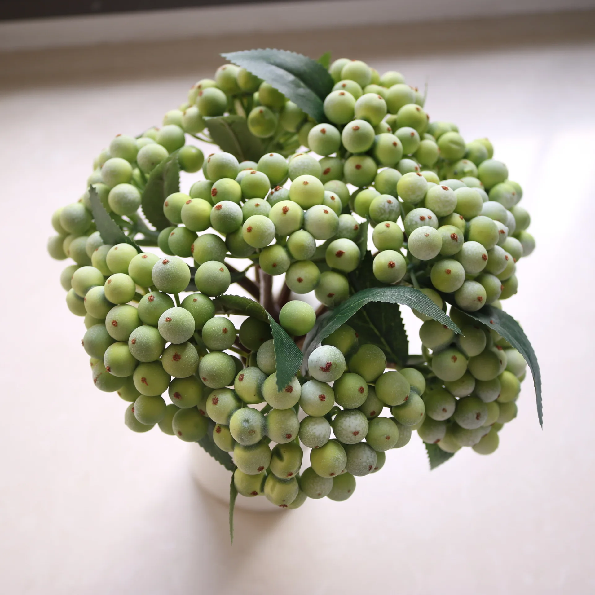 

European Style Simulation Fruits Christmas Berry Blueberry Single Branch Plants Artificial Flowers DIY Wedding Garden Home Decor