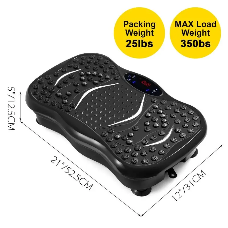 Vibration Exercise Machine for Smart Fitness Full Body Exercise Device  Fitness Vibration Platform With Remote Bluetooth Music