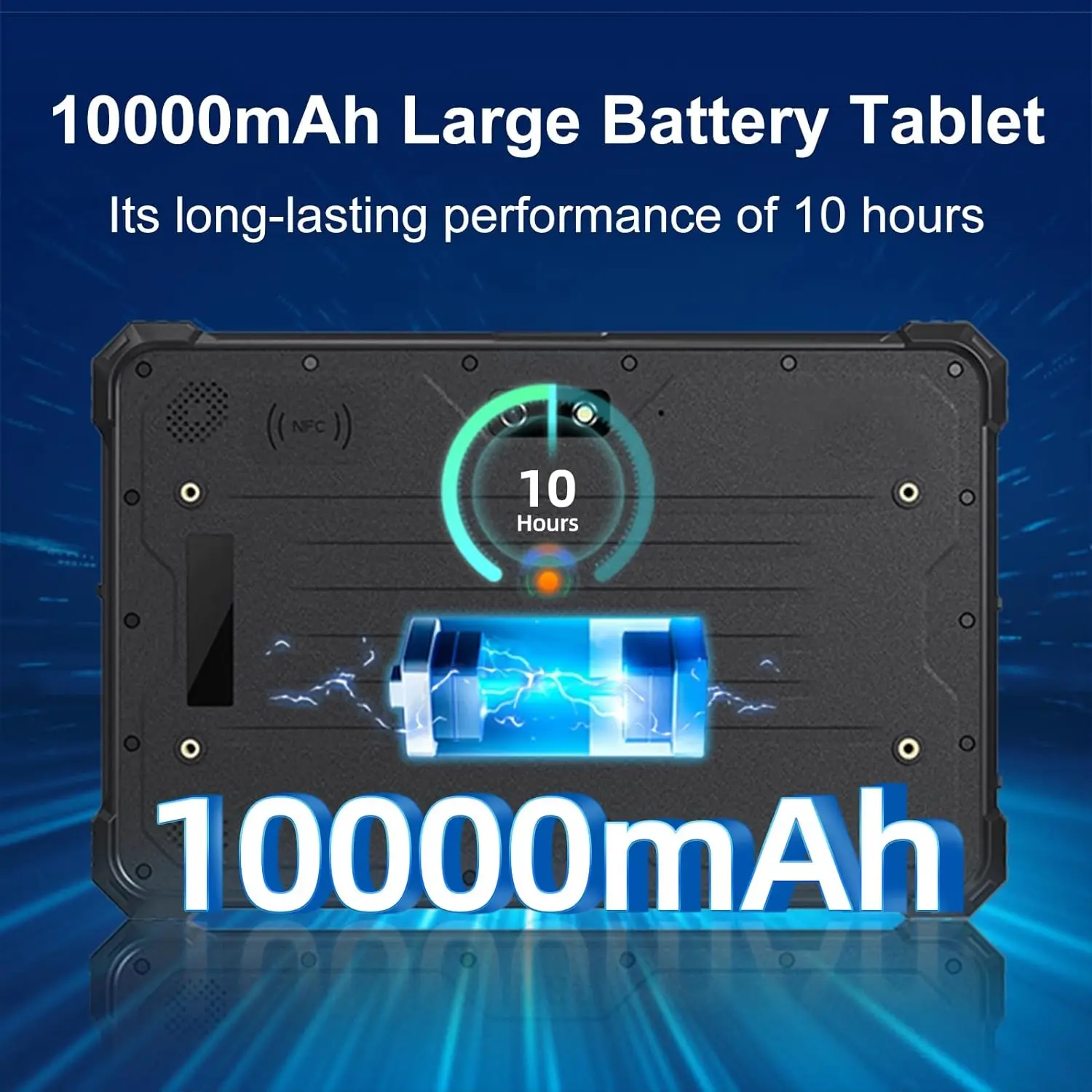 Imagem -04 - Tablet Exterior Industrial Robusto Android 10 Bateria 10000mah Tablet Impermeável Ip68 8