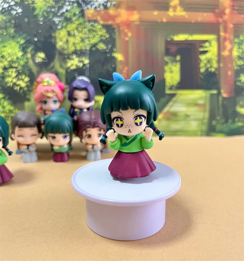 In Stock Genuine The Apothecary Diaries Tomy Mugyutto Gashapon Maomao Jinshi Sitting Hug Figure Anime Collectible Mini Figurine