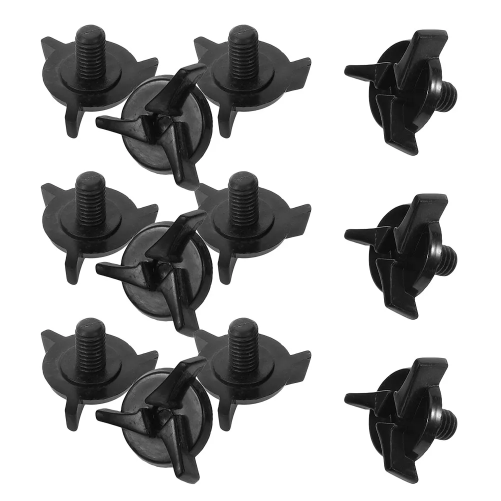 15Pcs Motorcycle Visor Screw Set Plastic Universal Replacement Screws for Dirt Bike Rally Helmets Lightweight Strong