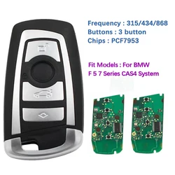 CN006046 Aftermarket 4 Button Smart Key 315/434/868Mhz CAS4 System Car Remote For BMW F 5 7 Series  F01 F02 F03 F04 F11 F07