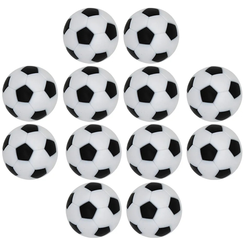 

12Pcs Table Football Balls Foosball Game Balls Replaceable Desk Soccer Accessories Smooth Rolling Frosted Surface for Adult