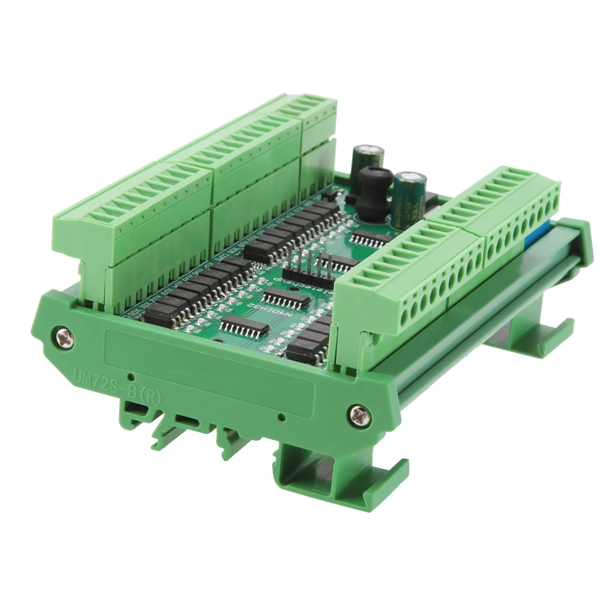 PNP Isolado Entrada Digital RS485 Modbus Rtu Controlador, 32Ch, DC 12V 24V, PLC Switch, Quantidade Placa de Aquisição com Estojo