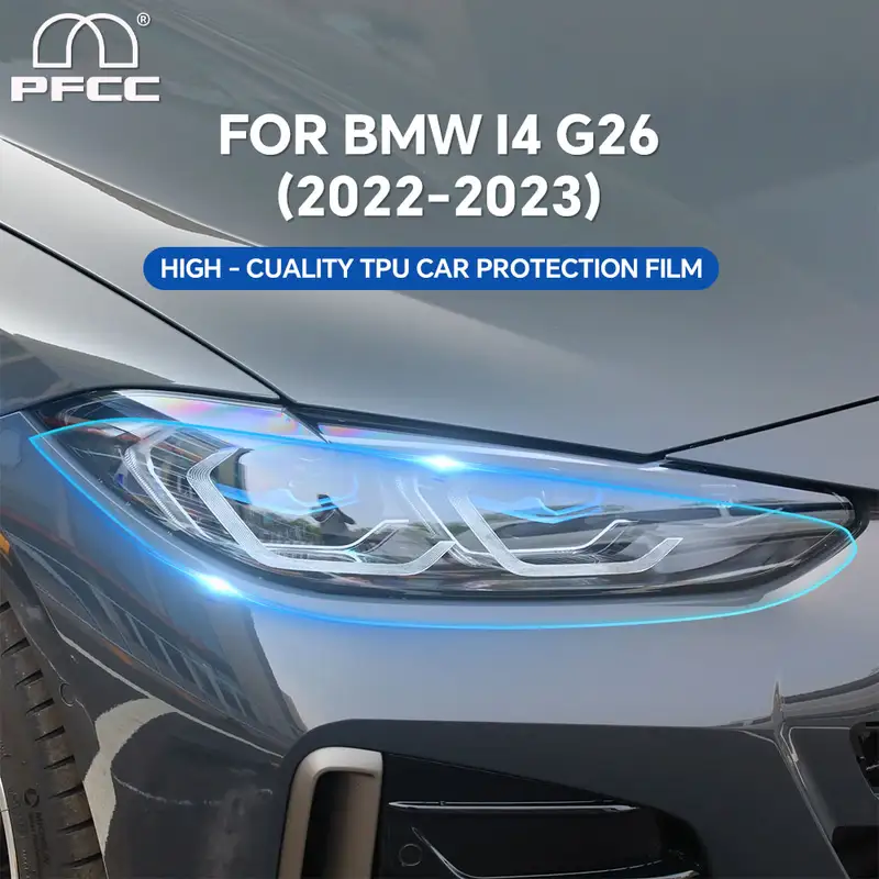 For BMW I4 G26 2022 2023 Pre-cut PPF Bra Car Headlight Rearview TPU Paint Protection Film Anti-scratch Clear Kit Resistant Cover - Image 2
