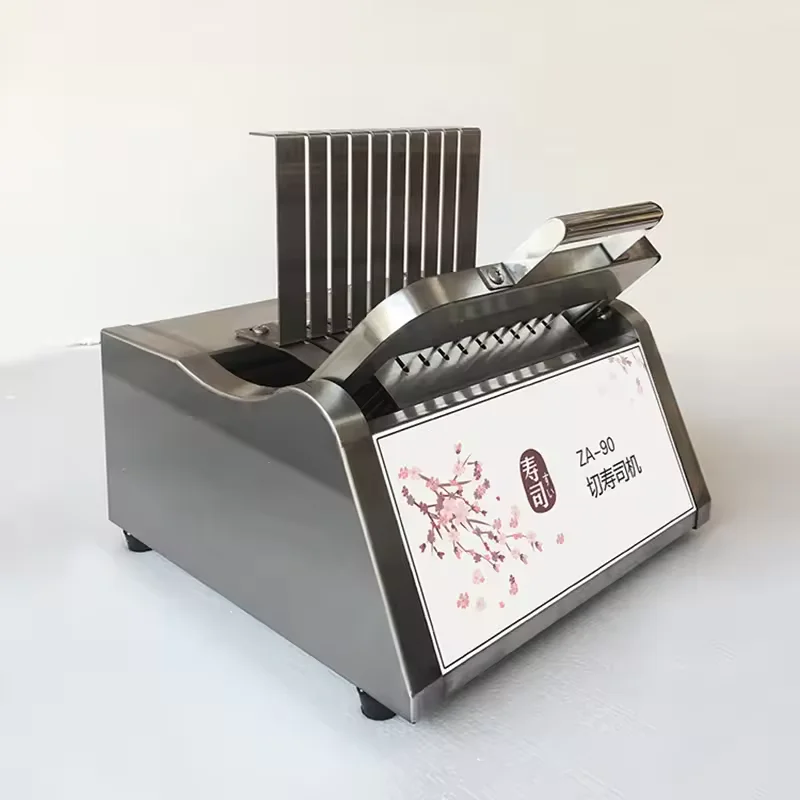 XEOLEO التجارية السوشي لفة القاطع آلة الفولاذ المقاوم للصدأ دليل آلة قطع السوشي قطاعة السوشي سمك 22 مللي متر