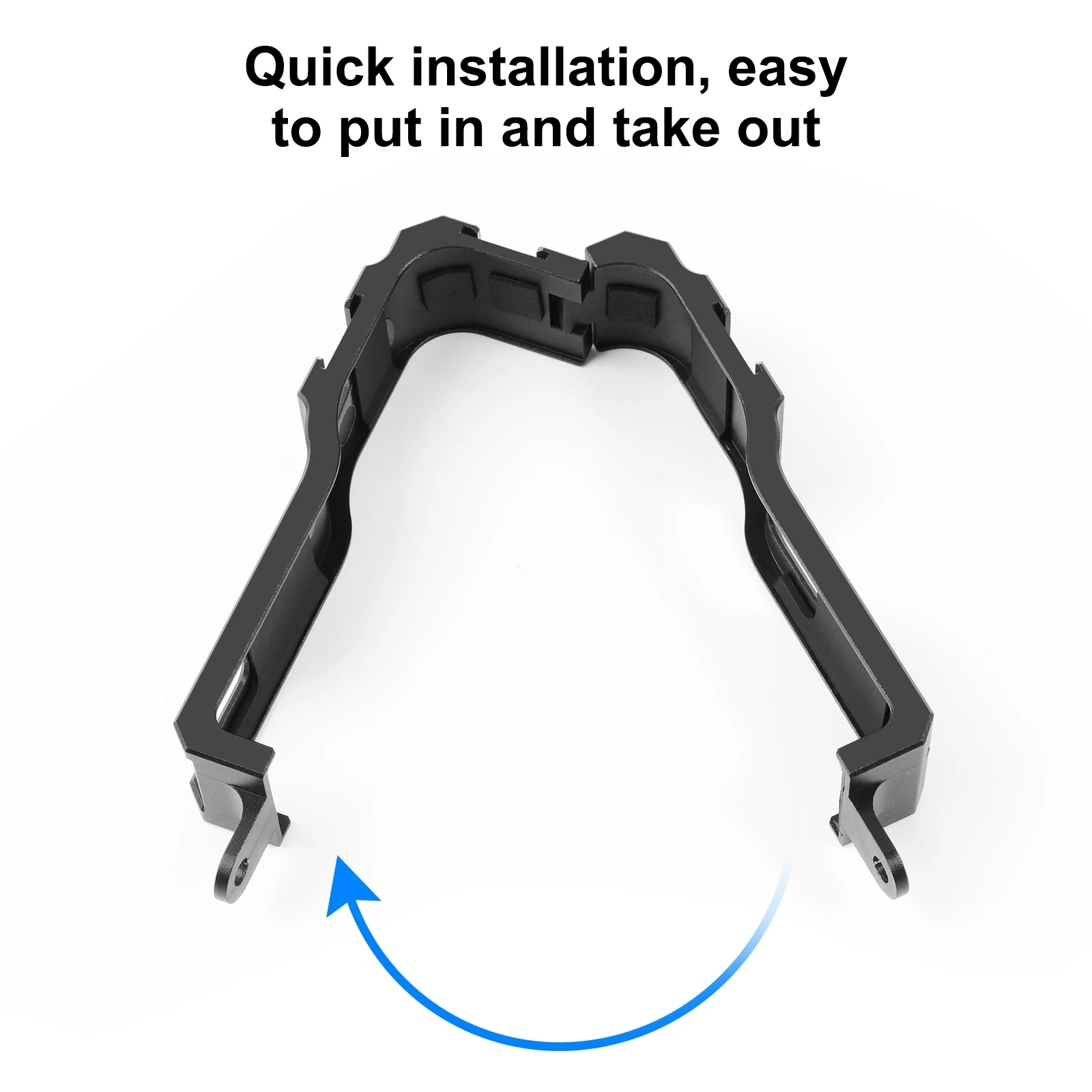 Защитная рамка PULUZ для установки корпуса с холодным башмаком для спортивных экшн-камер Insta360 ONE RS 1-Inch 360 Edition